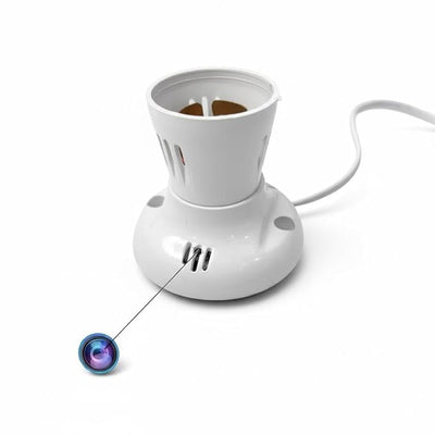 smars Bulb Holder Spy Camera with WiFi | Motion Detection, HD Video Recording, Hidden Surveillance Device with Mobile App Control | SD Card Supports |