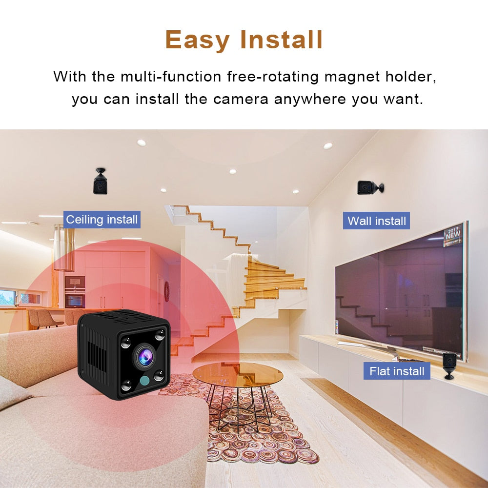 Smars® 1080P HD IP Camera Night Vision Mini Camcorder Surveillance Sec ...