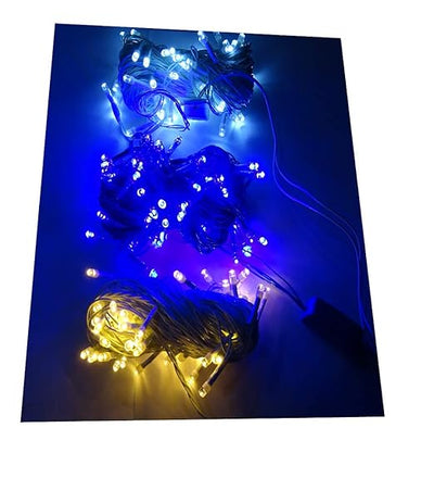 Smars® Set of 3 pcs LED Ladi with Lenth of 12-14 mtr with Copper Wire & Remote Changer | Decoration for Diwali, Christmass, Marrage Function and Birthday Function (Purple)