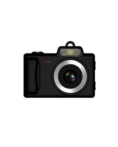 SMARS Mini Retro Keychain Camcorder with 1080P FHD Resolution| Compact for Photos & Videos Recording (Black)