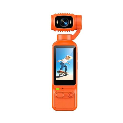 smars Pocket Handheld Camera 4K, Compact and Portable, for Action and Outdoor Use | 3- Axis Stablization | Vlogging Camera for Travel and Content Creation |