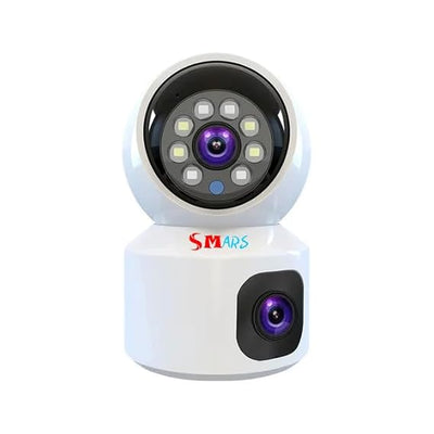 smars V380 Wi-Fi Smart Camera 2.4G Wireless Camera 1920x2160 High Resolution Dual Lens Security Camera with Two-Way Audio, Day/Night Vision, Multi User & Human Intrusion Detection