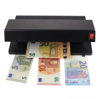 Smars® Portable Desktop Counterfeit Fake Note Detector Cash Money Currency Banknotes Notes Checker Ultraviolet Uv Lamp Watermark Machine