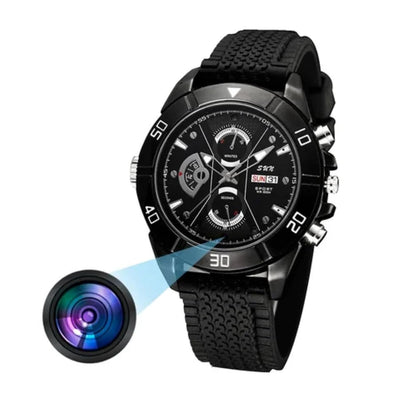 Smars® 4K Full HD Motion Detection Night Vision 32GB Inbuilt Memoty and Waterproof Wrist Watch 1080P cear Video & Audio Recording