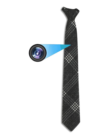 Smars® Secret Office Tie Wearable Mini Camera WiFi Enabled Full HD Security Camera