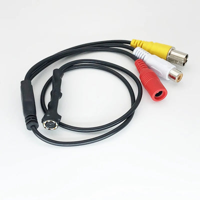 Smars 1080p Mini Analog Camera with Audio Home Security Surveillance Camera IR LEDs Smallest AV Camera