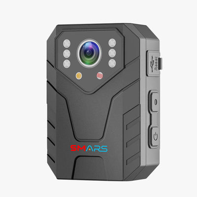 Smars 4K WiFi Live-Streaming Wearable Body Worn Camera with Audio Video Recording for Security Guard Law Enforcement Body Worn Camera Recorder