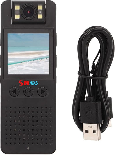 Smars 1080P Police Body Worn Camera Security Camcorder with HD Display for Law Enforcement Team