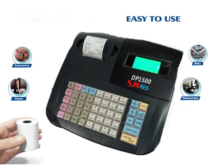Smars Cash Register Machine DP-1500 for Resturants, Food outlets, Garm ...