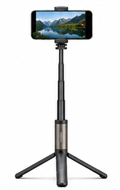 SMARS 2-in-1 Selfie Stick & Tripod with Bluetooth Remote | Extendable Phone Stand for iPhone & Android | Lightweight Travel Vlog, Video Calls, Reels, YouTube, Photography Tripod |