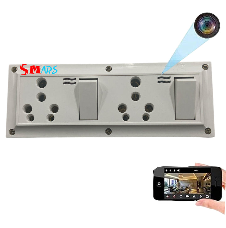 smars 4K Socket Camera with Audio & Video Recorder WiFi Cam as 16AMP D ...