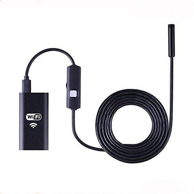 Smars® WiFi Endoscope Camera 8mm Lens HD 720P Soft Hard Wire Wireless Endoscope with 10mtr Length Waterproof Inspection borescope for Smart Phones
