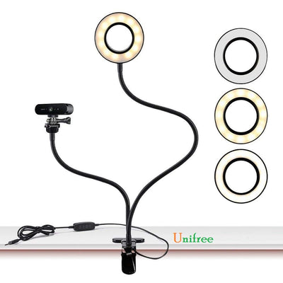 Smars® HR49 Professional Live Stream Selfie Ring Light with Mobile Stand