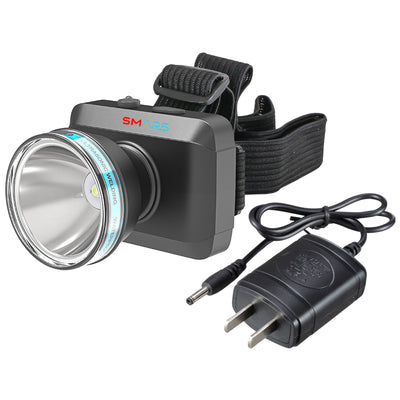 Smars New Headlamp Mining Torch Led Light Rechargeable Head Lamp Camping Fishing