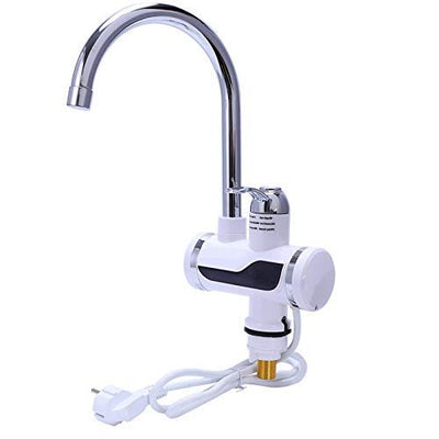 Smars® 3000W EU3 plug Electric Water Heater Kitchen Instant Geyser Tap immersion Faucet Tank-less with Temperature Indicator