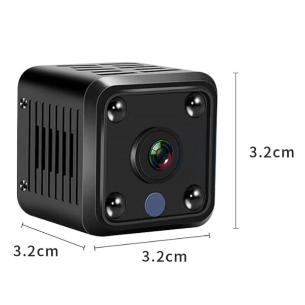 smars Mini Cube Magnetic Hidden Camera, 1080P Full HD Wireless WiFi Se ...