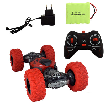 Smars® R/C Rechargeable Double Side Driving Stunt Car 1:16 Scale Off-Road Vehicle Remote Control Climbing Monster Stunt Car for Kids(Random Color)