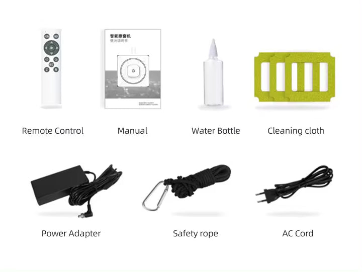 Smars Water Tank Smart Vaccum Auto Sprayer Window Cleaning Robot Fully ...