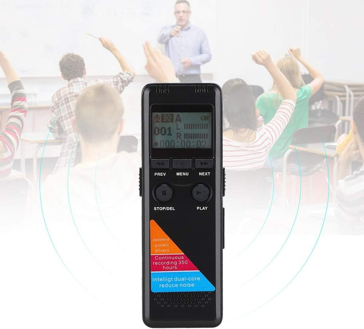 Smars Voice Recorder, MP3 MP4 8GB 3.5mm Stereo LCD Screen Portable Rec ...