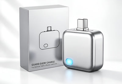 SMARS Smart Charger mini Adapter with Auto Power disconnector | Light Weight | for Android, iOS, Tablet etc.