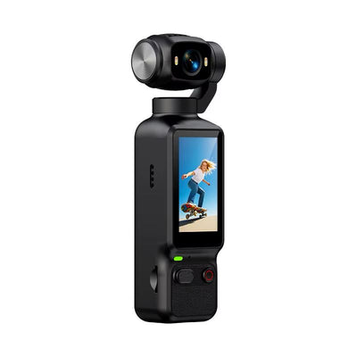 smars Pocket Handheld Camera 4K, Compact and Portable, for Action and Outdoor Use | 3- Axis Stablization | Vlogging Camera for Travel and Content Creation |