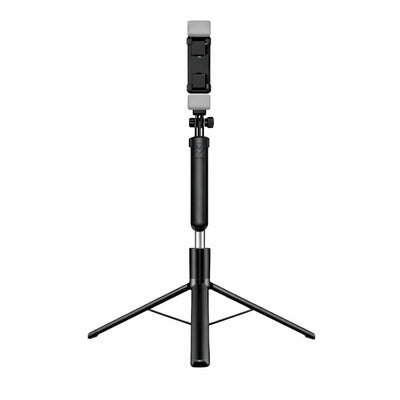 Smars R16D 3-in-1 Extendable Bluetooth Selfie Stick with Detachable Wireless Remote | Tripod Stand | Universal Compatible for All Phones.