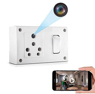 smars® 4K HD Hidden Camera Wi-Fi Enabled Live Socket Camera