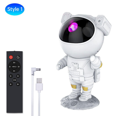 Smars Astronaut Star galaxy Projector lamp Light with Timer and Remote with 360° Rotation for Indoor Decoration