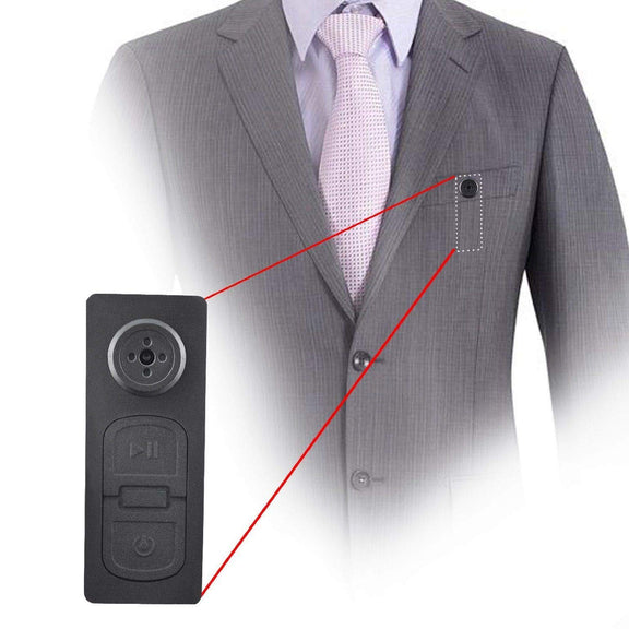 Smars Mini HD Spy Hidden Button Camera HY-900 with 32GB Inbuilt Memory ...