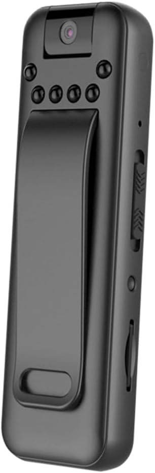 Smars Mini Camera Body Night Vision Camera Camera Small Memory Card Free DV Video Recorder with 180 ° Rotating Lens