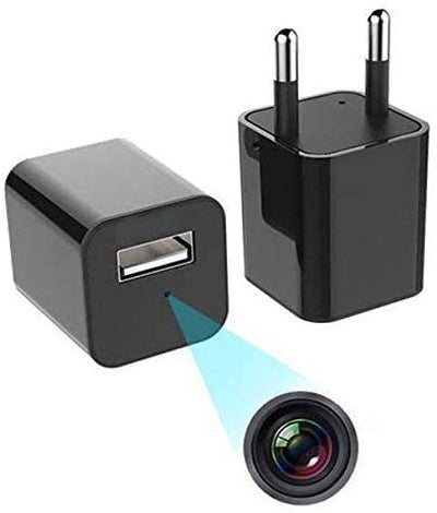 smars® 1080P HD USB Charger Hidden Nanny Spy Camera with Recording and SD Card Support