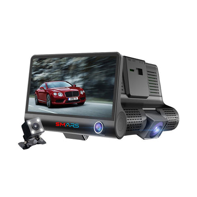 Smars Full HD 1080P 3 Lens Car Dash Camera Smart DVR Car Reversing Video Recorder