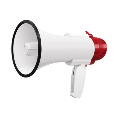 Smars® HM135UI Professional Portable Handled Megaphone Loud Speaker Trumpets Recording Speaker Horn with USB Port for Announcing; Talk Record Play Siren Music and Tour Guide