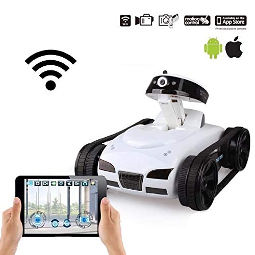 Smars® I-Mini Tank Wi-Fi Enabled HD Camera APP Controlled Robot Car RC ...