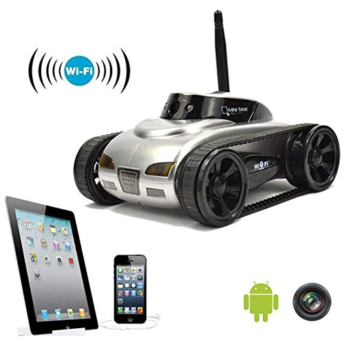 Smars® I-Mini Tank Wi-Fi Enabled HD Camera APP Controlled Robot Car RC ...