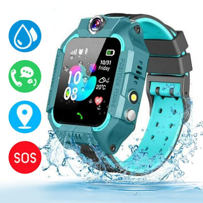 smars® 4G Kids Smartwatch GPS Tracker Water Resistant IP67 SOS Alaram 2 Way Voice Chat with Flash Light & Touch Screen