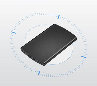 Smars Ultrathin Voice Recorder | 64GB Inbuilt Memory with 750 Hours Recording | Voice Activated One Key Operation Dictaphone for Business, Meetings, Lectures