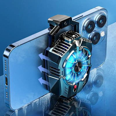 Smars Phone Cooling Fan, Semi-Conductor Cooling Chip, Compatible for iPhone & Android Smartphones, Suitable for Playing Games, Live Streaming, and Watching Videos