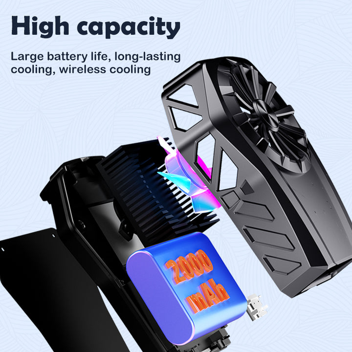 Smars Rechargeable Battery Semiconductor Mobile Radiator Cooling Fan C ...