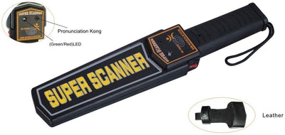 Smars® Hand-Held Metal Detector Scanner (Black)