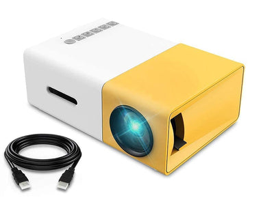 Smars® Mini Projector Portable Full Color LED LCD Video Projector for Children Present, Video TV Movie, Party Game, Outdoor Entertainment with HDMI USB AV Interfaces and Remote Control