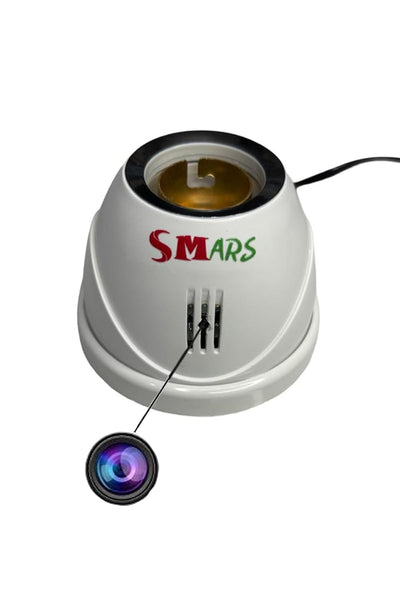 Smars Oval Shape HD WiFi 1080P Hidden Bulb Holder Camera Hidden Socket Camera For Lower View With Mini Security Secret Nanny Cam with Live Audio & Video Recording/Look Cam APP