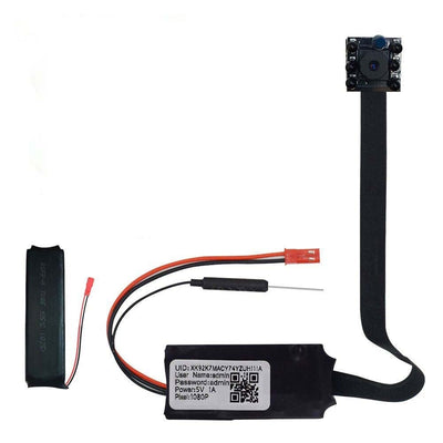 smars HD 1080P DIY Portable Mini IP Hidden Camera with Night Vision Flexible Nanny Security Patta Cam