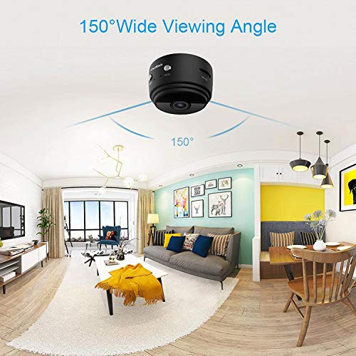 Smars® Full HD 1080P Mini Wi-Fi Magnetic IP Camera Infrared Night Visi ...