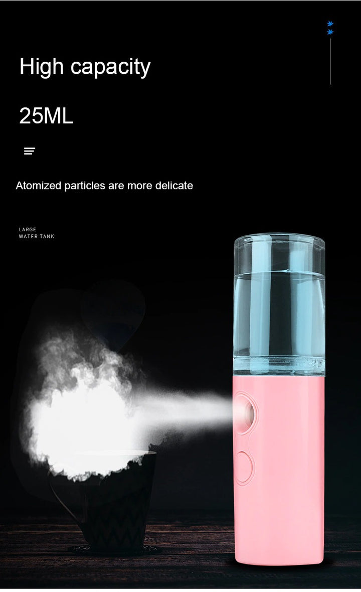 Portable Nano Mist Sprayer USB Rechargeable Face Spray mosturizing spr ...