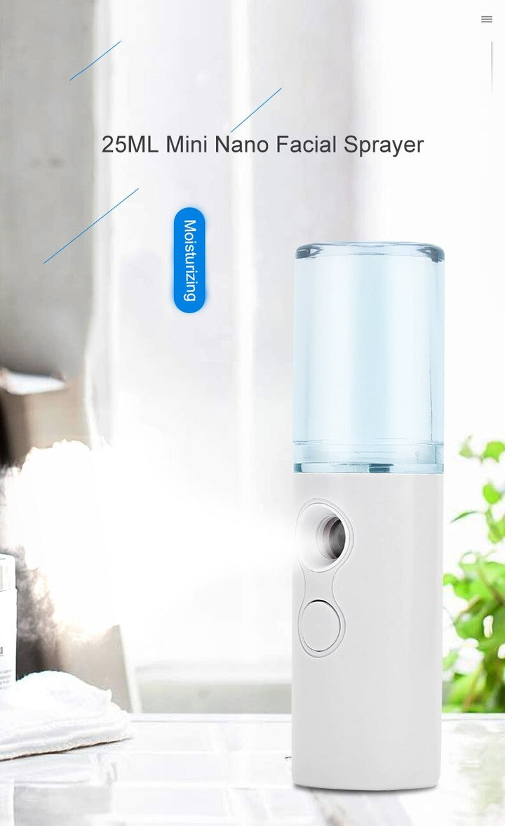 Portable Nano Mist Sprayer USB Rechargeable Face Spray mosturizing spr ...