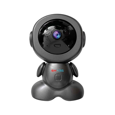 smars 4 MP HD WiFi Robot CCTV Camera with Audio & Video Recording | Colour Night Vision | Two Way Audio | AI Motion Detection | 360° View | Remote View