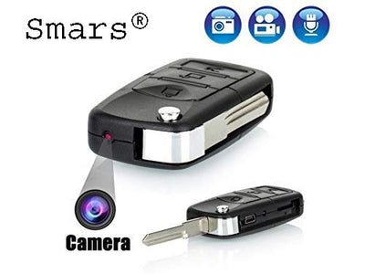 Smars® Full HD 1080P Spy Keychain Mini Camera Car Keychain with Video Recording & Motion Detection