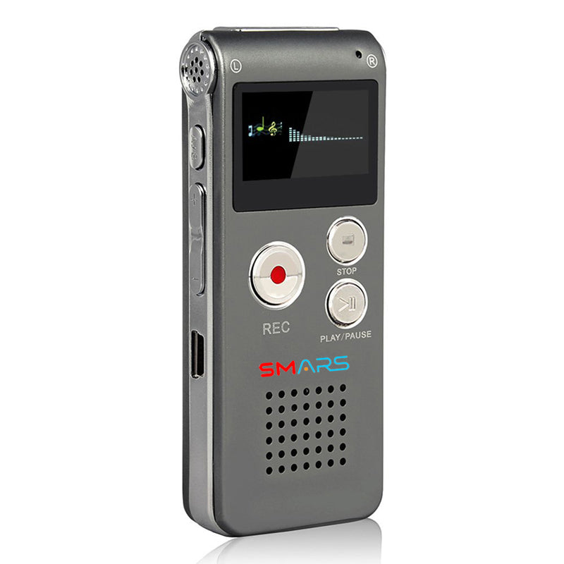 Smars Voice Record Mini 8GB Digital Sound Audio Recorder Dictaphone MP ...