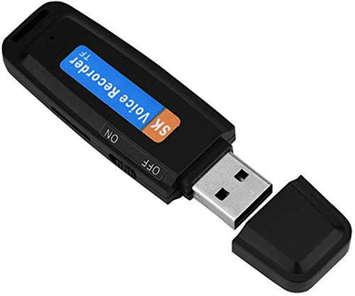 Smars® Micro SD/TF Card Slot Digital Voice Recorder USB Flash Drive Audio Recorder Pen Mini Dictaphone